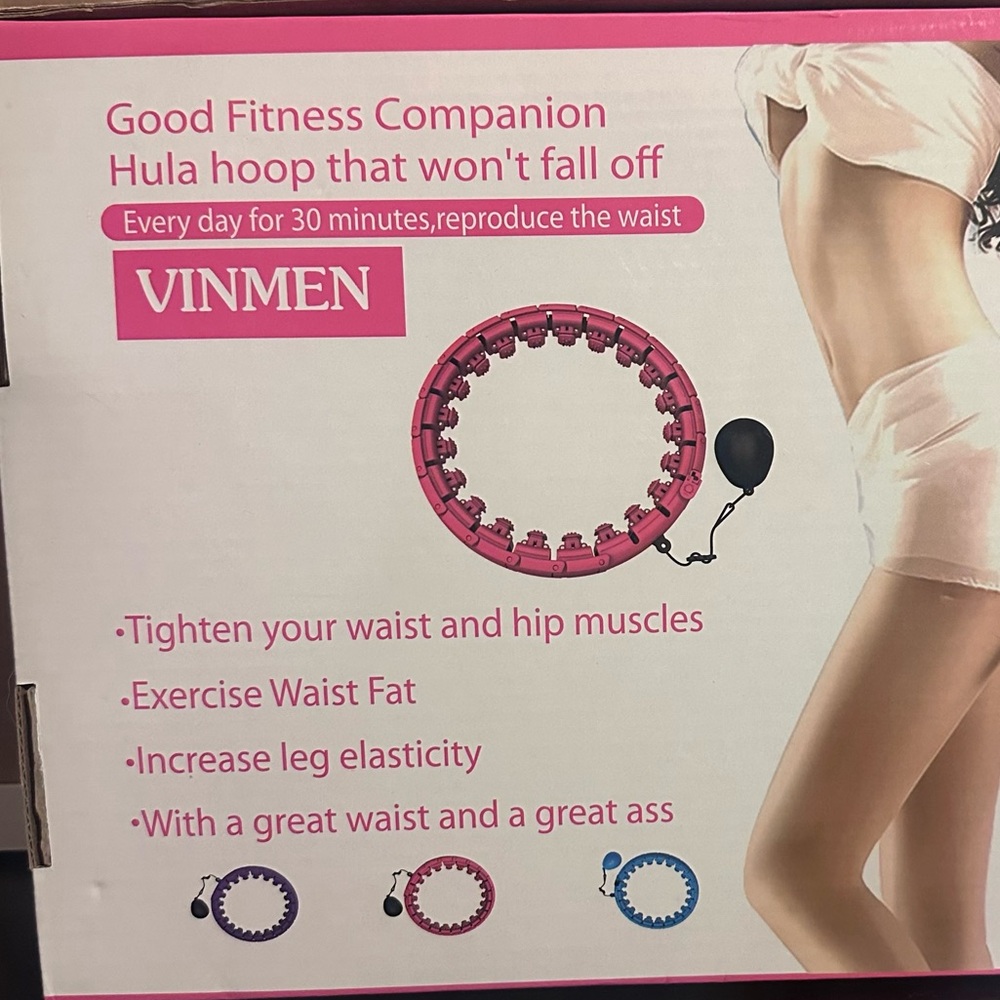 Pink Fitness Hula Hoop